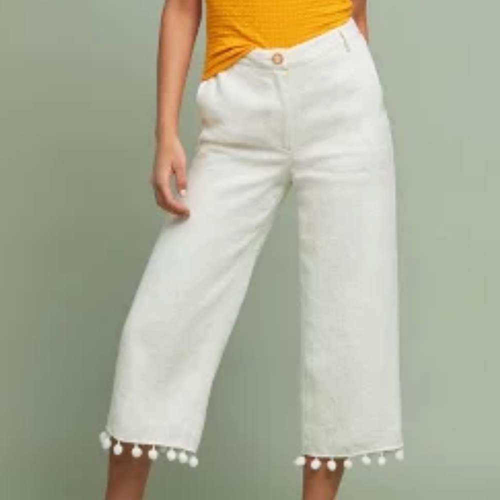 Anthropologie linen pants